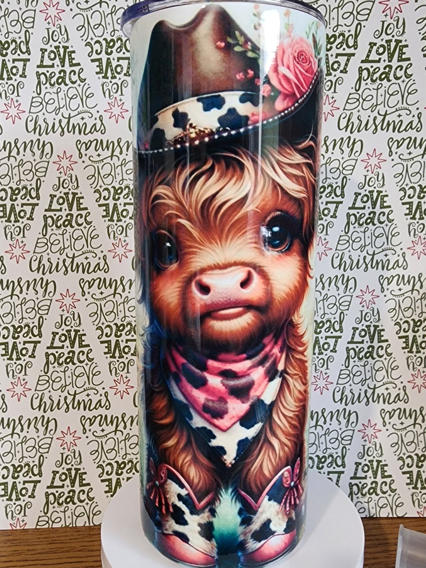 Highland Cow 20oz Tumbler